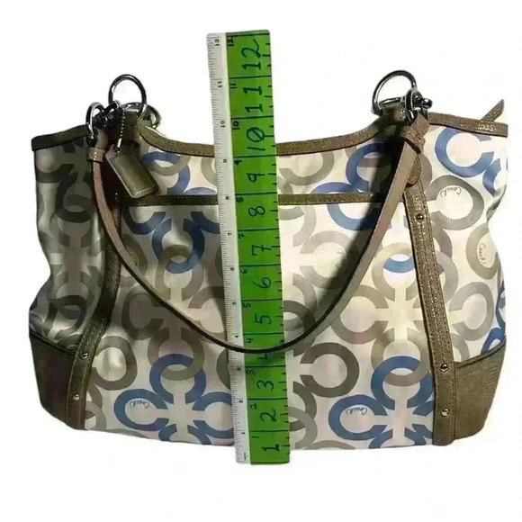 A Coach Alexandria chain link clover hobo bag. - Picture 11 of 11